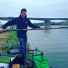 El zamorano José María Jambrina, pescador de Alto Nivel de Agua Dulce en Mérida.-LEONARDO DE LA FUENTE