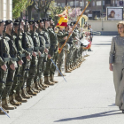 La ministra pasa revista a las tropas en 'San Marcial'-ISRAEL L. MURILLO
