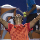 David Ferrer celebra su victoria frente a Kei Nishikori.-Foto: CHRISTIAN PALMA / AP