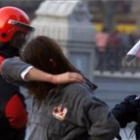 Ertxaina en una manifestación en Bilbao.-EL PERIÓDICO