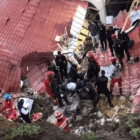 Lluvias intensas ocasionan el colapso del techo y una pared de un hotel en Perú.-RT