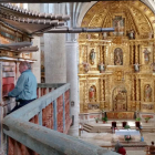 Francis Chapelet durante su recital en la iglesia de Villaveta.-ECB