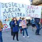 Manifestación en Quintanar de la Sierra. R. FERNÁNDEZ