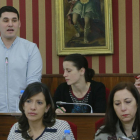 El portavoz de Imagina, Raúl Salinero, en un Pleno municipal.-RAÚL G. OCHOA