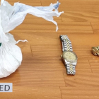 Material intervenido al detenido. GUARDIA CIVIL