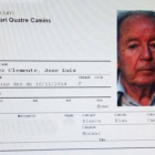 La ficha penitenciaria de Josep Lluís Núñez.-EL PAÍS