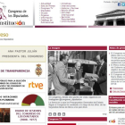 Congreso.es, la página web de la Cámara baja.-EL PERIÓDICO
