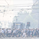Melbourne, considerada la zona con peor aire del mundo debido al humo de los incendios en Australia.-ERIK ANDERSON / AAP IMAGE