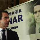 José María Aznar ha alertado sobre las fuerzas que desean un país "dividido, enfrentado, aislado y roto".-DAVID CASTRO