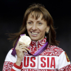 Savinova, con la medalla de oro en Londres 2012.-MATT SLOCUM
