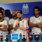 Leo Messi dio la cara y anunció que Argentina no hablará más con los medios.-