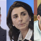 El alcalde y los portavoces de los grupos hacen balance.-ISRAEL L. MURILLO