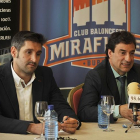 Albano Martínez y Jesús Martínez, director deportivo y presidente del CB Miraflores.-MARÍA GONZÁLEZ / CB MIRAFLORES