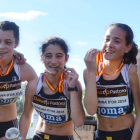 Equipo cadete femenino del FDR que logró el oro en 2014-ECB