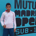 Nicolás Álvarez, durante el torneo de Madrid.-ECB