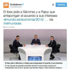 El tuit eliminado por Ciudadanos.-TWITTER