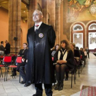 Pablo Llarena, el 2 de febrero del 2011, al asumir la presidencia de la Audiencia de Barcelona, su destino antes del Tribunal Supremo.-JOAN PUIG