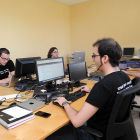 Imagen de un grupo de trabajo en el Centro Europeo de Empresas e Innovación.-ISRAEL L. MURILLO