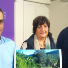 El alcalde de Valle de Zamanzas, Juan José Asensio, con la edil Isabel Ruiz y Marco Antonio Manjón.-D.S.M.