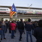 La estación del AVE de Gerona, en enero del 2019.-JOAN CASTRO / ICONNA