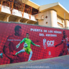 Las afueras del nuevo estadio de Los Carmenes, en Granada.-EL PERIÓDICO