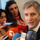 El ministro del Interior ha elogiado el trabajo en materia de seguridad que realizan y valorará también darles acceso a las bases de datos europeas-FERNANDO ALVARADO (EFE)