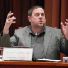 Comparecencia de Oriol Junqueras en la comisión de Economía.-RICARD CUGAT