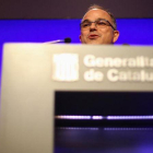 Jordi Turull, durante su comparecencia.-IVAN ALVARADO/REUTERS