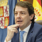 El presidente de la Junta de Castilla y León, Alfonso Fernández Mañueco. - J. M. LOSTAU