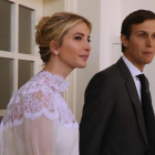Ivanka Trump y su marido Jard Kushner-
