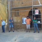 Con el programa ‘Abierto por obras’, cerca de 50 personas realizaron una visita en agosto, en la que la empresa constructora les explicó  la labor que se realizará.-ECB