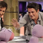 Pablo Motos y Alejandro Sanz, en 'El hormiguero'.-ARCHIVO