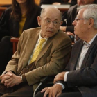 Félix Millet, izquierda, y Jordi Montull, en juicio por el caso del hotel del Palau.-FERRAN NADEU