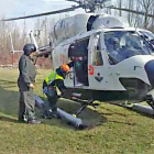 Imagen de la evacuación en helicóptero de la menor desaparecida el pasado 11 de marzo.-ECB