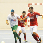 Un lance del choque de ayer entre BigMat Juventud y Zamora-Israel L. Murillo