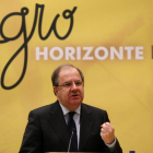 L El presidente de la Junta, Juan Vicente Herrera, durante su intervención en la inauguración de la jornada de presentación de Agrohorizonte 2020-Ical