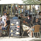 Imagen de la terraza de un establecimiento de la capital.-ISRAEL L. MURILLO