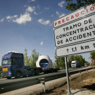 Uno de los tramos de concentración de accidentes en la N-I.-ISRAEL L. MURILLO