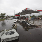Tornados y fuertes lluvias ocasionan daños materiales muy graves en los EEUU.-AP / THE VICKSBURG POST