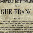 Portada del primer diccionario Larousse, de 1858.-
