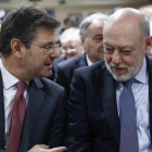 El ministro de Justicia, Rafael Catalá, y el fiscal general del Estado, José Manuel Maza, en un acto el pasado día 7 de febrero.-EFE / EMILIO NARANJO