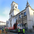 Los trabajos comenzarán por la espadaña del inmueble, dado su ‘delicado’ estado de conservación.-RAÚL G. OCHOA
