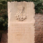 Un monumento recuerda al rey godo en la localidad burgalesa.-ECB
