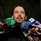 El secretario general de Podemos, Pablo Iglesias.-EFE / JUANJO MARTÍN