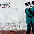 La obra que podría corresponder a Banksy.-KIKO DELGADO