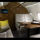 El interior del Gulfstream G200F que ha adquirido el jugador del Real Madrid Cristiano Ronaldo-