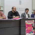 Domingo Bernardo, Patxi Villén, Fernando Gómez, Diego Serrano y Carlos de la Torre, ayer en la presentación.-Santi Otero