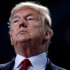 Donald Trump, tercer presidente sometido a un juicio político.-AFP