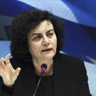 La viceministra de Finanzas griega, Nadia Valavani.-Foto: ALEXANDROS VLACHOS / EFE