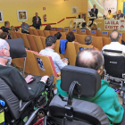 La cita se desarrolló ayer en el salón de actos del Centro Estatal de Enfermedades Raras con sede en el barrio de Las Huelgas. I-SRAEL L. MURILLO